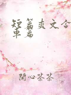 短篇爽文合集公车篇