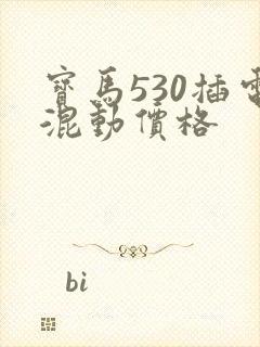 宝马530插电混动价格
