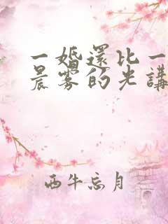 一婚还比一婚高晨雾的光讲的什么