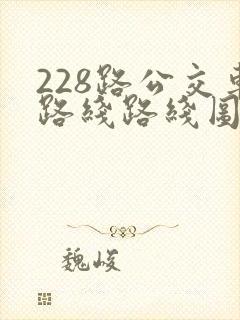 228路公交车路线路线图