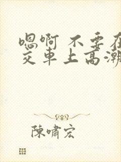 嗯啊 不要在公交车上高潮