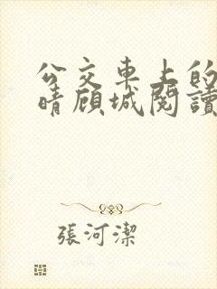 公交车上的诗请晴顾城阅读