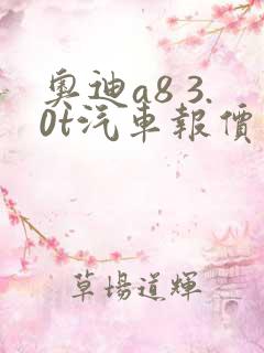 奥迪a8 3.0t汽车报价