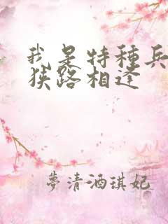 我是特种兵3之狭路相逢