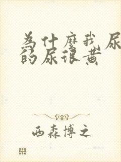 为什么我尿出来的尿很黄