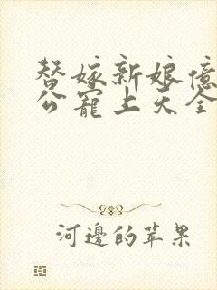 替嫁新娘亿万老公宠上天全文
