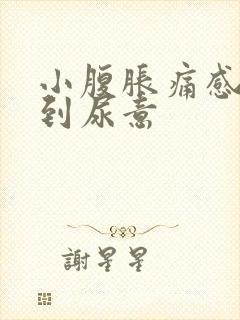 小腹胀痛感觉不到尿意