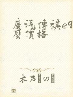 广汽传祺e9什么价格