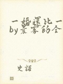 一婚还比一婚高by晨雾的全文阅读
