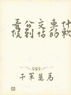 看公交车什么时候到站的软件