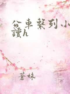公车系列小说阅读h