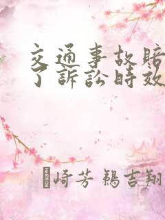 交通事故赔偿过了诉讼时效怎么办