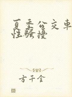 夏季公交车上的性骚扰