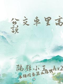公交车里高潮小说