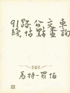 91路公交车路线站点查询表