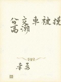 公交车被摸出水高潮
