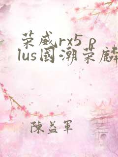 荣威rx5 plus国潮荣麟版