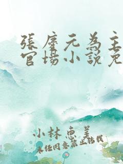张庆元为主角的官场小说免费阅读无弹窗
