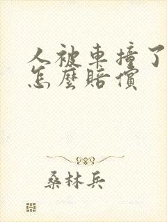 人被车撞了应该怎么赔偿
