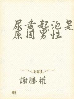 尿黄起泡是什么原因男性