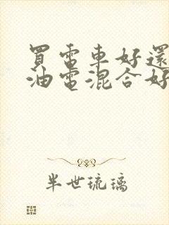 买电车好还是买油电混合好