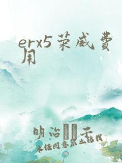 erx5荣威费用