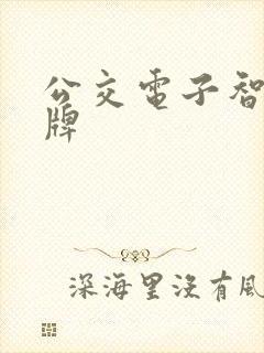 公交电子智能站牌