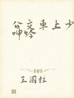 公交车上少妇的呻吟