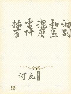插电混和油电混有什么区别