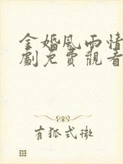 金婚风雨情电视剧免费观看完整版