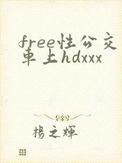 free性公交车上hdxxx