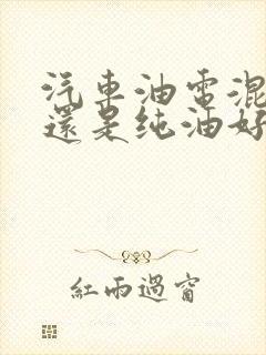 汽车油电混动好还是纯油好