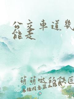 公交车道几点不能走