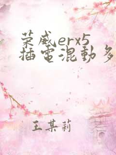荣威erx5 插电混动多少钱