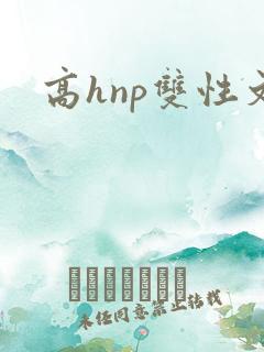 高hnp双性文