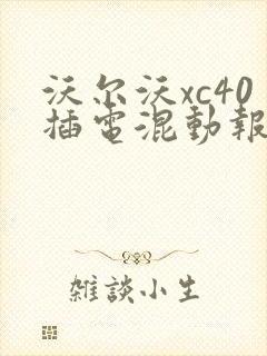 沃尔沃xc40插电混动报价
