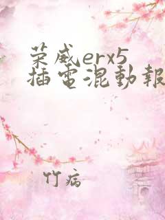 荣威erx5 插电混动报价多少钱