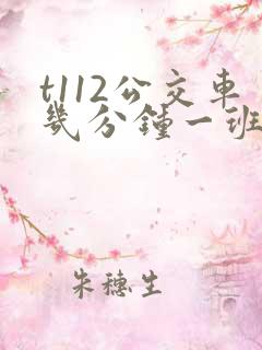 t112公交车几分钟一班次