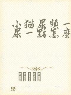 小猫尿频一次只尿一点怎么回事