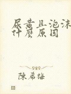 尿黄且泡沫多是什么原因