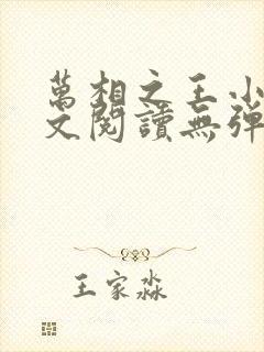 万相之王小说全文阅读无弹窗