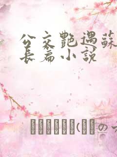 公交艳遇苏情的长篇小说