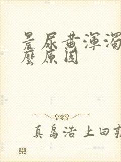 晨尿黄浑浊是什么原因