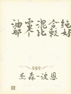 油电混合纯电车哪个比较好
