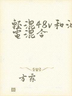轻混48v和油电混合