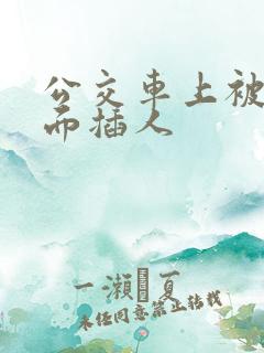 公交车上被从后面插人