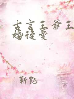 古言王爷王妃先婚后爱