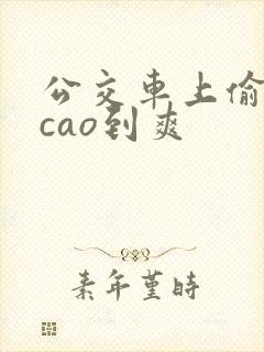 公交车上偷偷被cao到爽