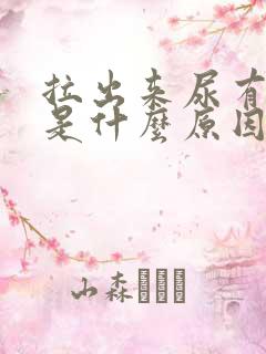 拉出来尿有泡泡是什么原因