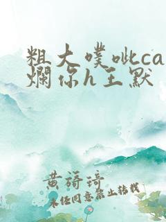 粗大噗呲cao烂你h王默